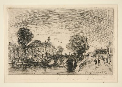 Bridge over the Canal by Johan Barthold Jongkind