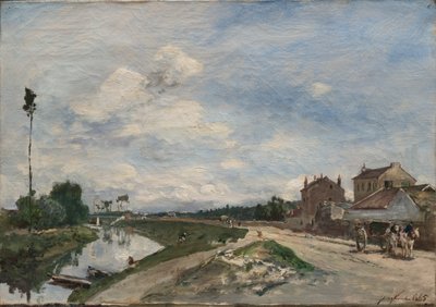 The Seine at Bas-Meudon by Johan Barthold Jongkind