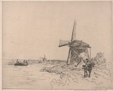 The Towpath by Johan Barthold Jongkind
