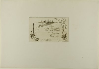 Title Page, from Cahier de six eaux-fortes, vues de Hollande by Johan Barthold Jongkind