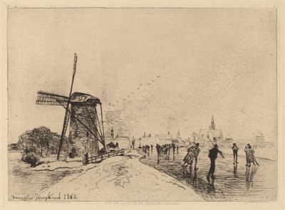 View of the Village of Maaslins by Johan Barthold Jongkind