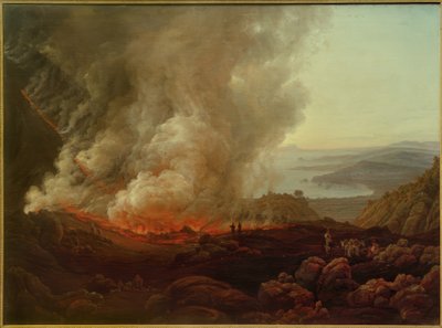 The Eruption of Vesuvius, December 1820 by Johan Christian Dahl