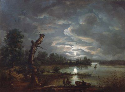 Esrum Sea, c.1814 by Johan Christian Dahl