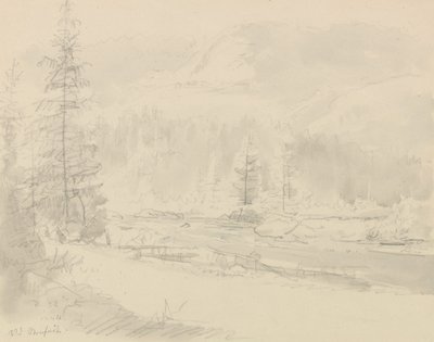 At Bruflat by Johan Christian Dahl