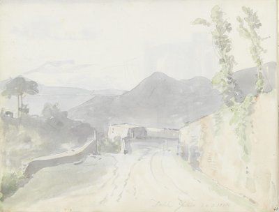 Near Casamicciola, Ischia by Johan Christian Dahl