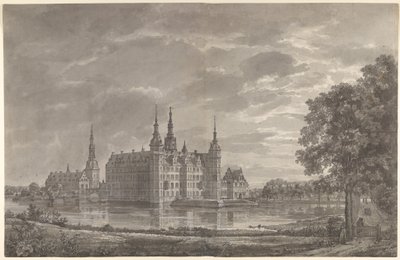 View of Frederiksborg Castle from the Northeast by Johan Christian Dahl