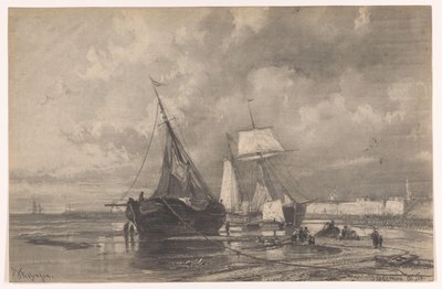 Vlissingen by Johan Conrad Greive (signed by artist)
