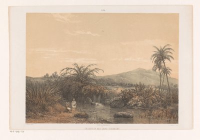 View of Tjileboet by Johan Conrad Greive