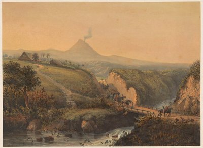 View of the Surroundings of Malang by Johan Conrad Greive