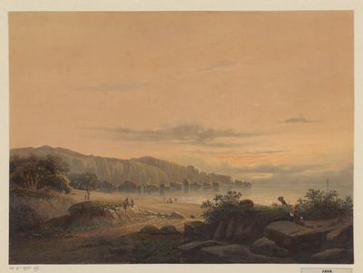 View of a Bay in Java by Johan Conrad Greive