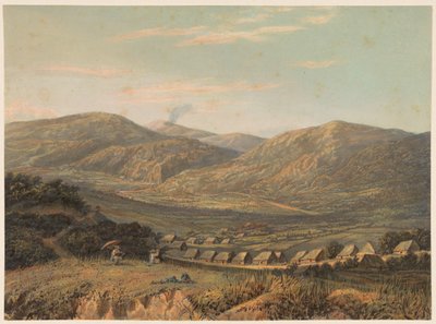 View of the Tengger Mountains by Johan Conrad Greive
