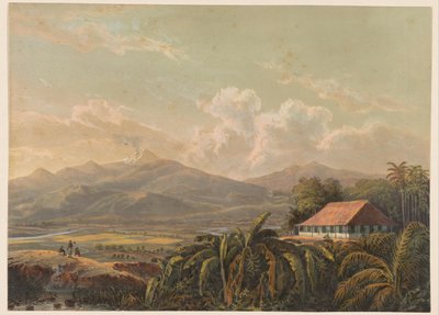 View of the Estate and Residence Tjiptrap in Java by Johan Conrad Greive