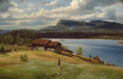 Smallholding With Everyday Life by Johan Fredrik Eckersberg
