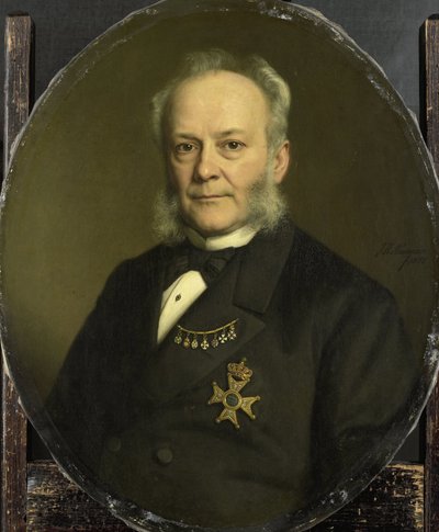 Pieter Mijer (1812-81), Governor-General of the Dutch East Indies by Johan Heinrich Neuman