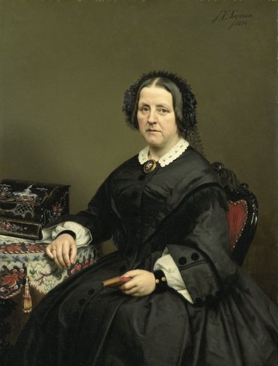 Wilhelmina Margaretha van den Bosch, Wife of Gerard Johan Verloren van Themaat by Johan Heinrich Neuman
