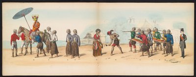 Masquerade of the Delft Students, 1857 (Plate 6) by Johan Hendrik Hoffmeister