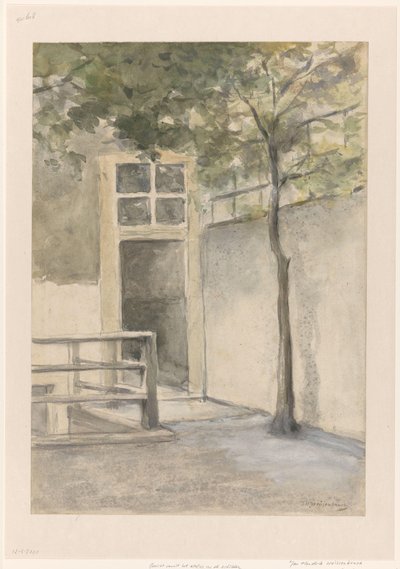 View of a Courtyard from the Artist