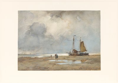 View on the Beach by Johan Hendrik Weissenbruch