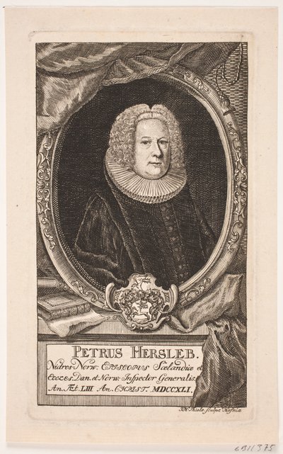 Bishop Peder Hersleb by Johan Herman Thiele