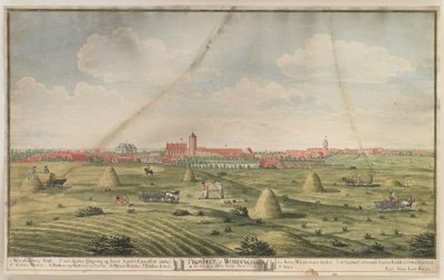 View of Vordingborg by Johan Jacob Bruun