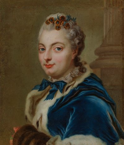 Maria Charlotta Wrangel by Johan Joachim Streng