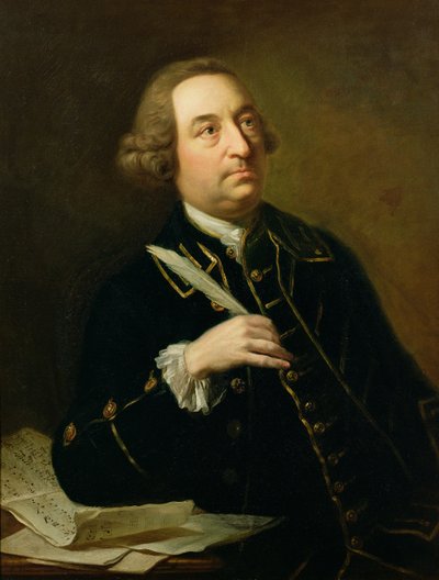 Portrait of John Christopher Smith, Musician and Amanuensis of Handel by Johan Joseph Zoffany