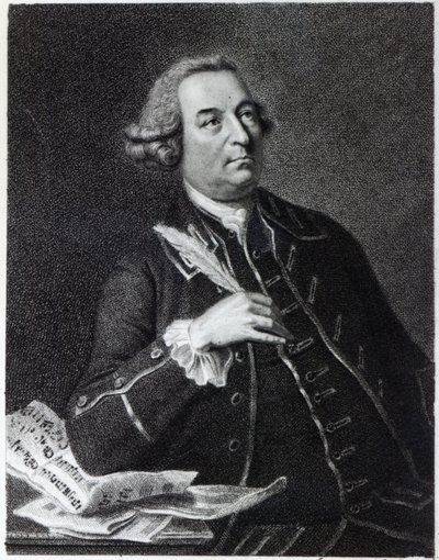 Portrait of John Christopher Smith, Musician and Amanuensis of Handel by Johan Joseph Zoffany