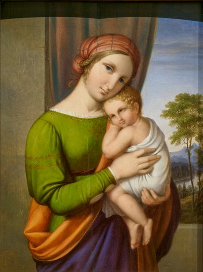 The Virgin and Child by Johan Ludvig Lund