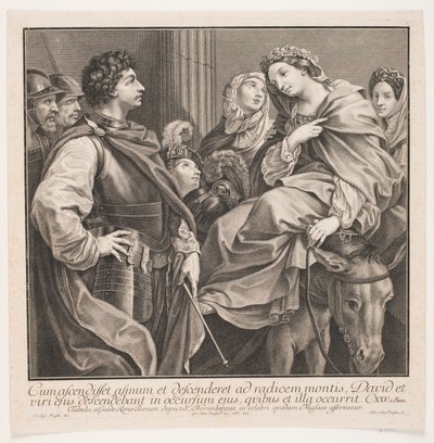 David and Abigail by Johan Martin Preisler