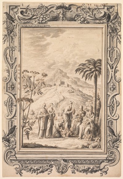 Illustration and Border Design for Copper Bible by Johan Melchior Füssli