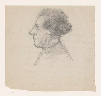 Portrait of Unknown Person by Johan Michaël Schmidt Crans