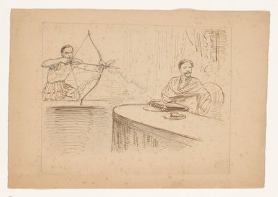 Study for Caricature 