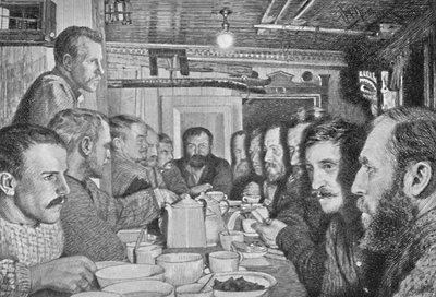 At the Supper Table by Johan Nordhagen