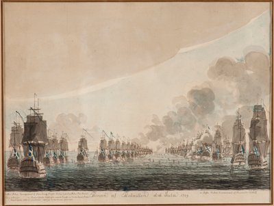 The Naval Battle of Öland on 26 July 1789 by Johan Petter Cumelin