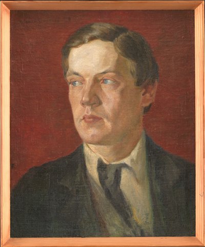 Portrait of the Swedish Painter Gustaf Wolmar by Johan Rohde