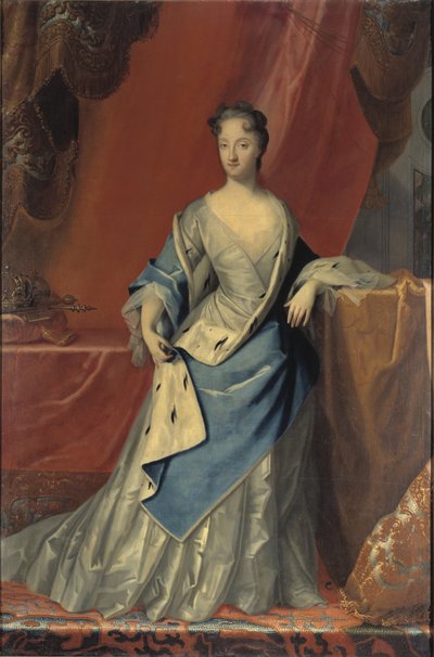 Portrait of Ulrika Eleonora (1688-1741), Queen of Sweden by Johan Starbus