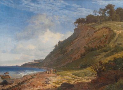 A Danish Coast. View from Kitnaes by the Roskilde Fjord by Johan Thomas Lundbye