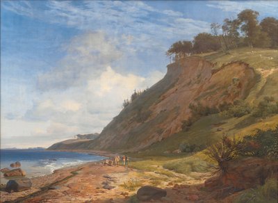 A Danish Coast. View from Kitnæs on Roskilde Fjord. Zealand by Johan Thomas Lundbye