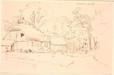 Farmhouse with a Stork