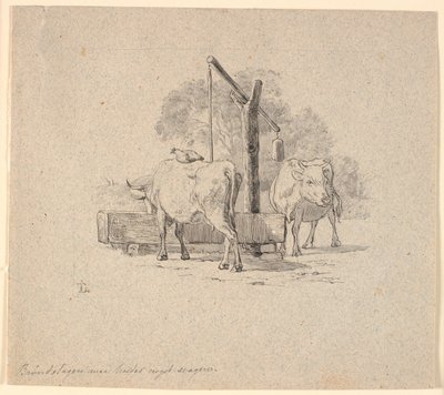 The Hen and the Cow. Illustration for Kaalund