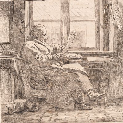 Counselor Emanuel Bonnevie by Johan Thomas Lundbye