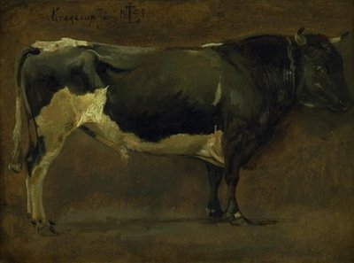 Black-Spotted Bull by Johan Thomas Lundbye