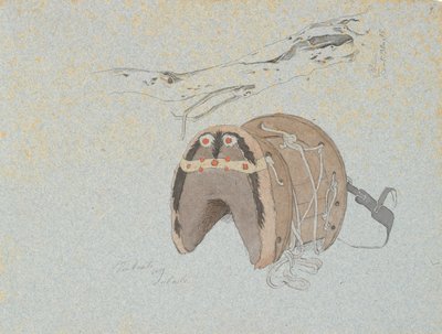 Trunk of an Olive Tree and a Pack Saddle by Johan Thomas Lundbye