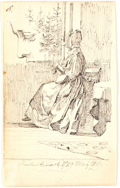 Knitting Lady (Lundbye