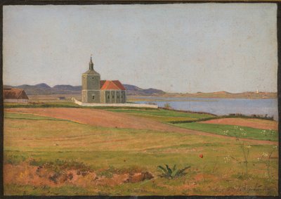 Vinderød Church near Frederiksværk by Johan Thomas Lundbye
