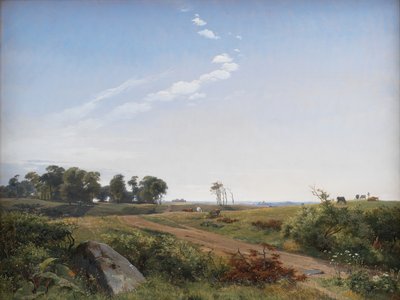 Zealand Landscape. Open Country in North Zealand by Johan Thomas Lundbye