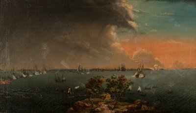 Second Russo-Swedish Battle of Svensksund on 10 July 1790 by Johan Tietrich Schoultz