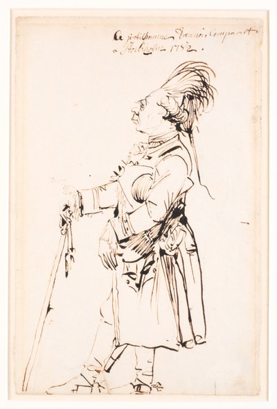 Baron Clemens August von Haxthausen in Stockholm by Johan Tobias Sergel