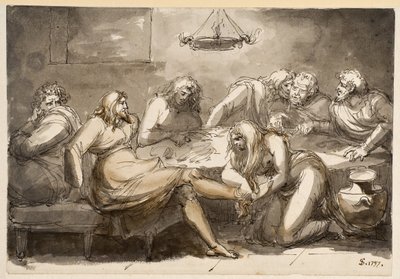 Christ Washing the Feet by Johan Tobias Sergel