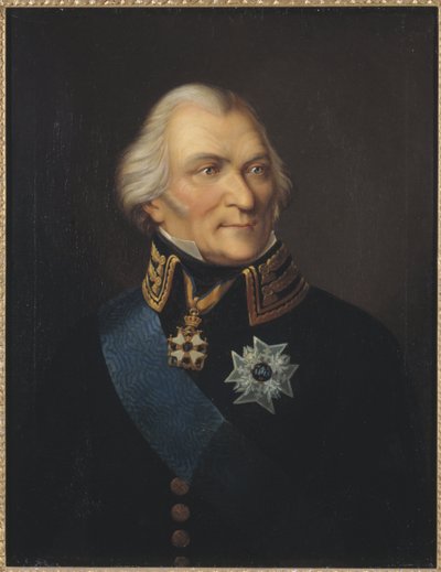 Portrait of Count Johan Christopher von Toll by Johan Way